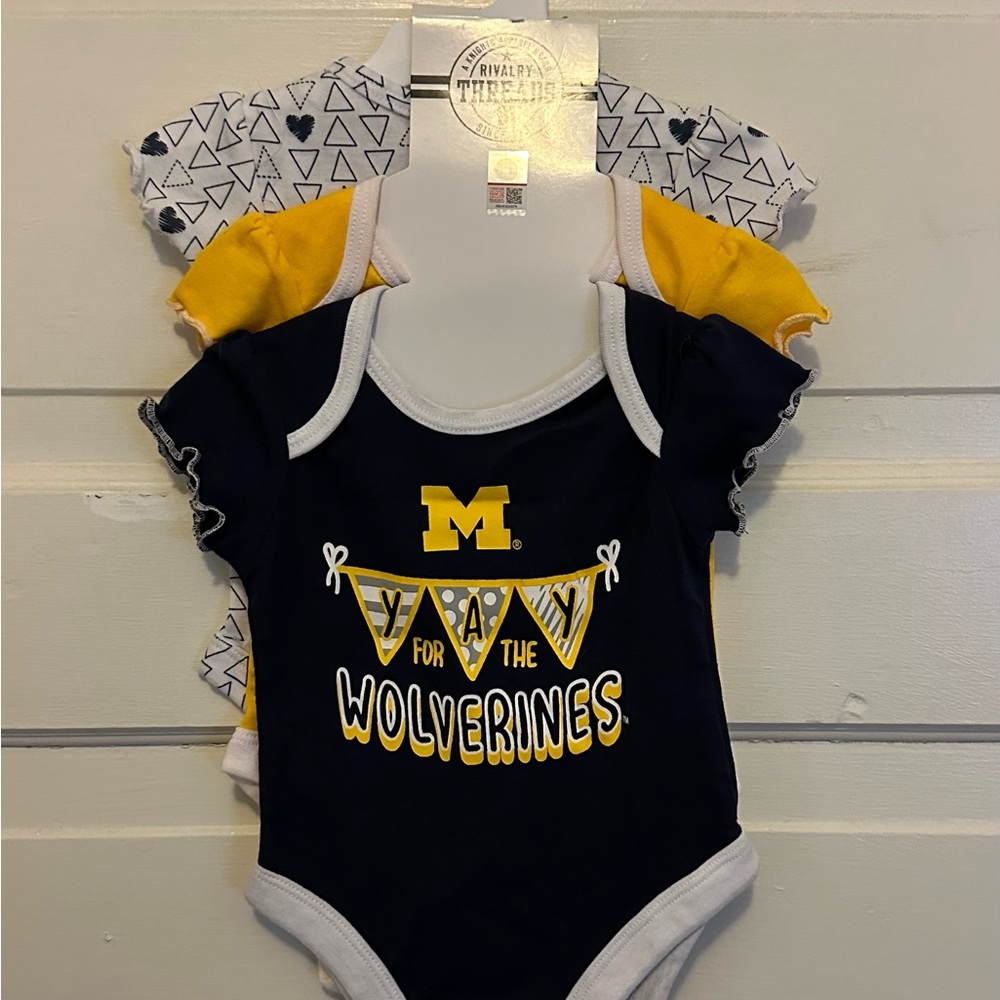 Rivalry Threads Baby University of Michigan Onesies